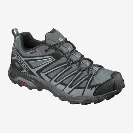 Salomon X ULTRA 3 PRIME GTX Mens Hiking Shoes Grey | Salomon South Africa